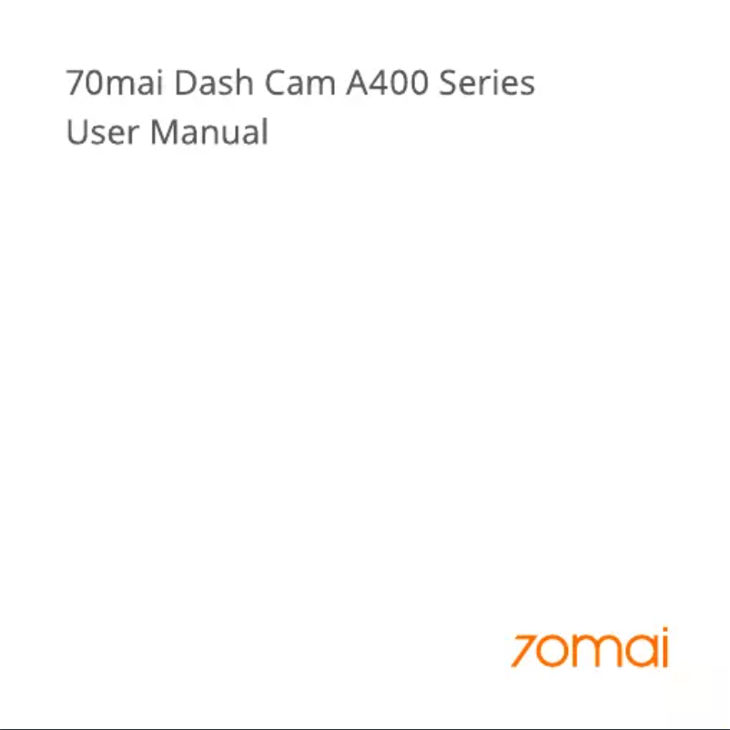 Página 1 del manual Manual de usuario 70mai A400