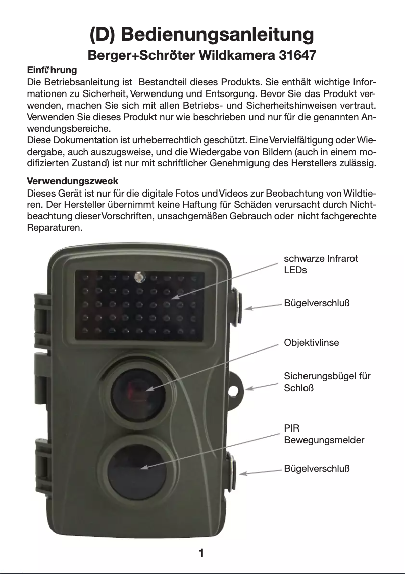 Imagen de la primera página del manual del dispositivo 31647