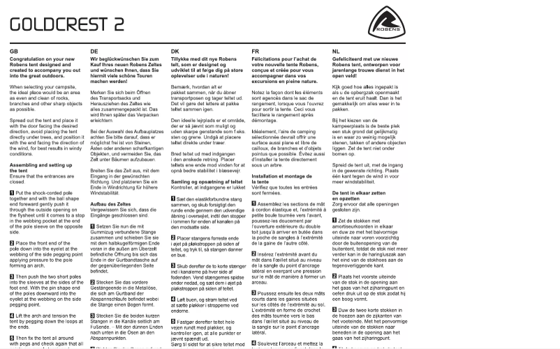 Página nº 1 - Manual de usuario Robens Goldcrest 2