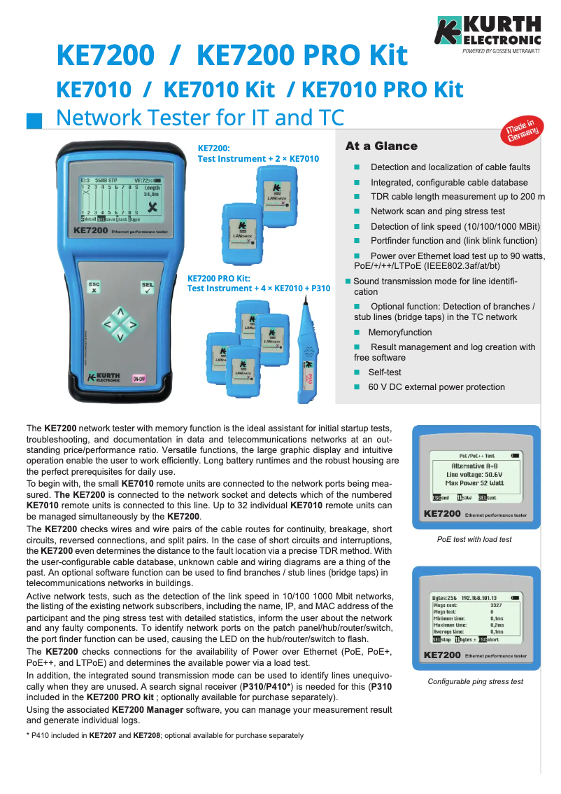 Imagen de la primera página del manual del dispositivo KE7208