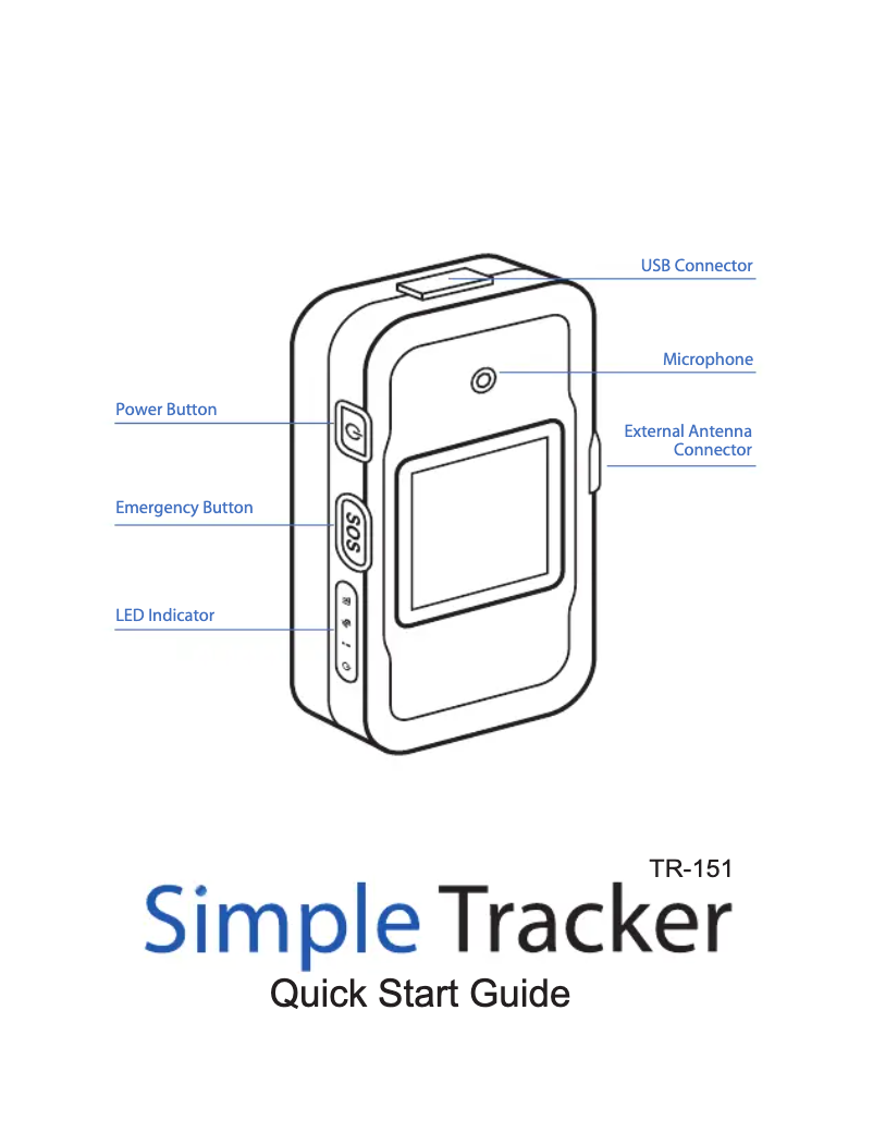 Imagen de la primera página del manual del dispositivo TR-151
