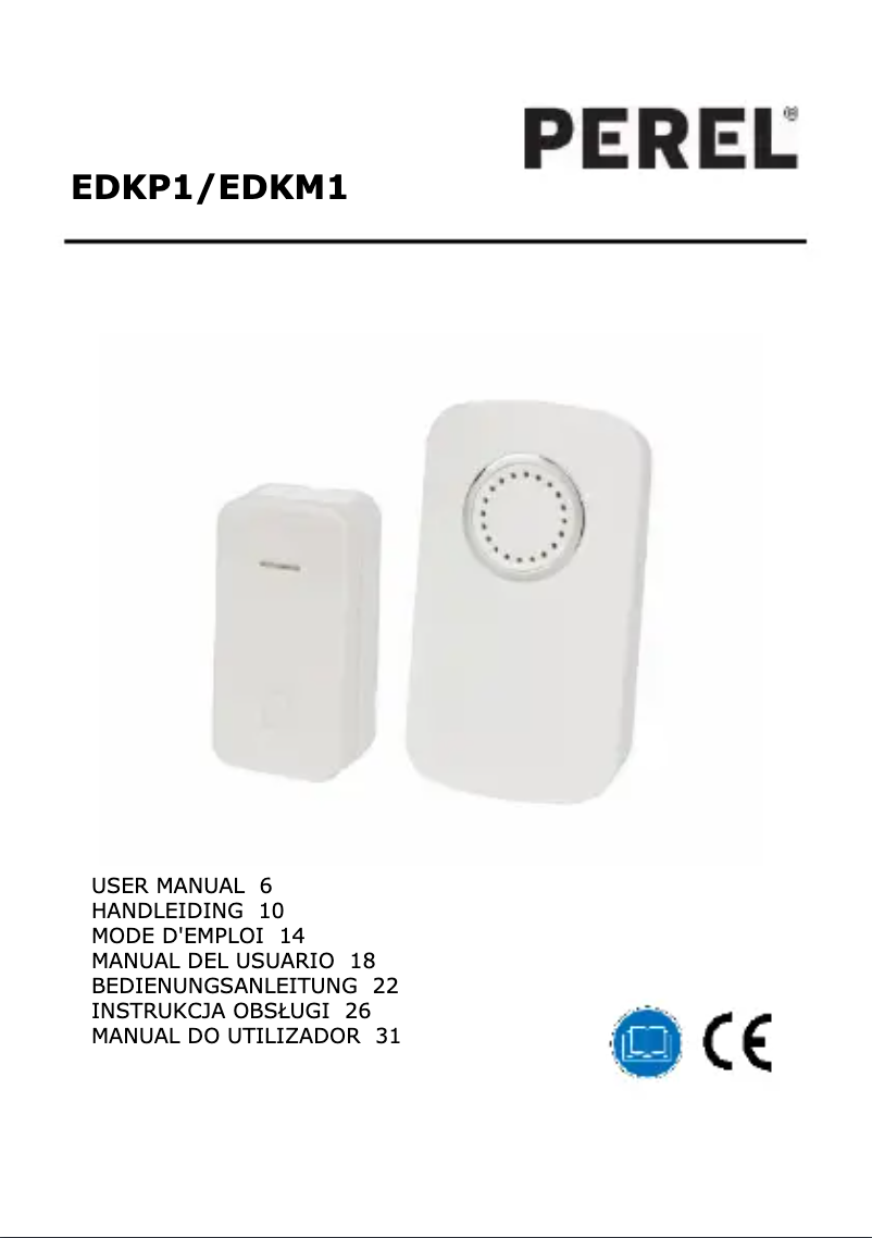 Página 1 del manual Manual de usuario Perel EDKP1