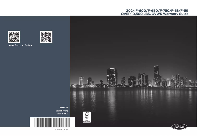 Imagen de la primera página del manual del dispositivo F-650 (2024)