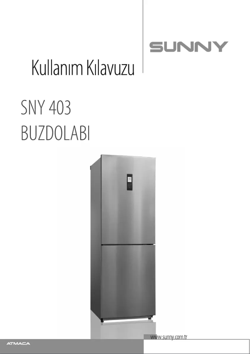 Imagen de la primera página del manual del dispositivo SNY 403