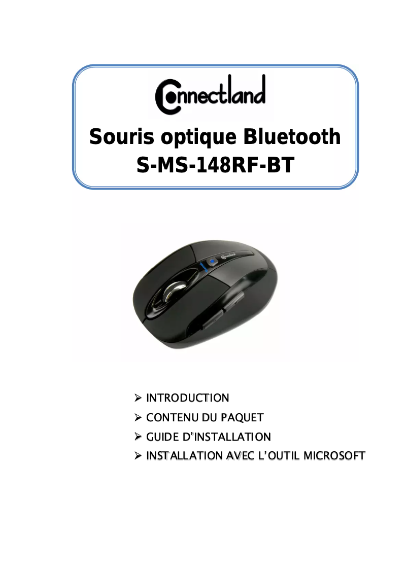 Imagen de la primera página del manual del dispositivo S-MS-148RF-BT