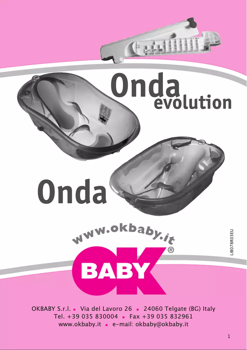Página 1 del manual Manual de usuario OKBABY Onda Evolution