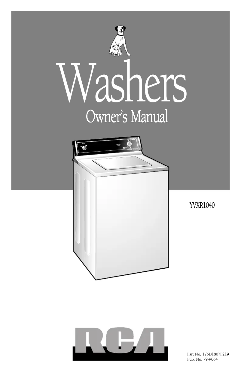 Imagen de la primera página del manual del dispositivo YVXR1040VWW