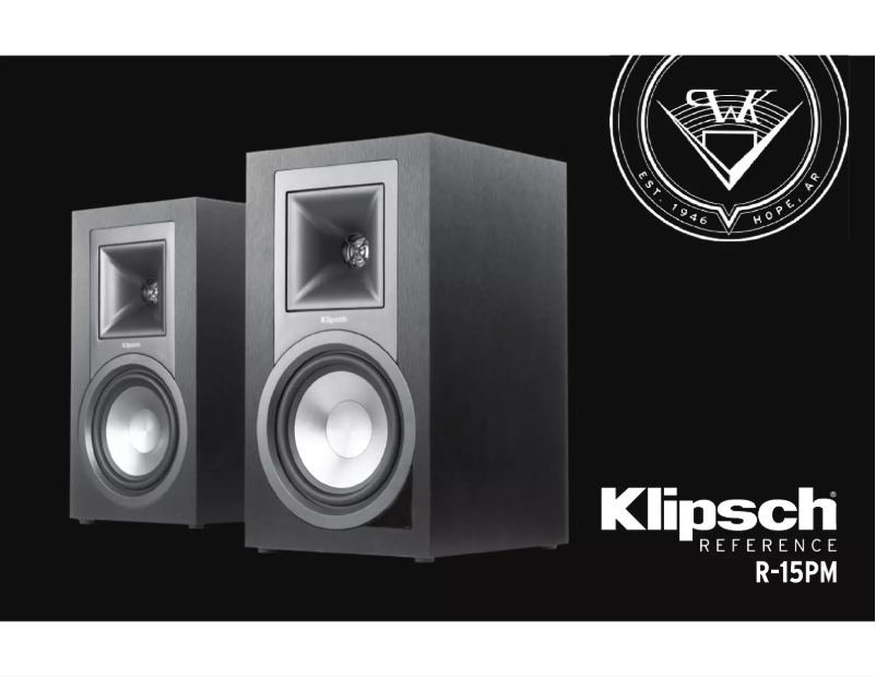 Página nº 1 - Manual de usuario Klipsch R-15PM