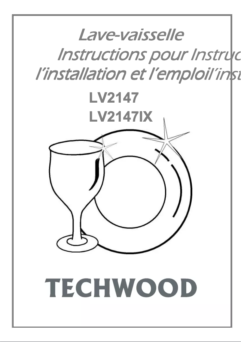Página 1 del manual Manual de usuario Techwood LV2147
