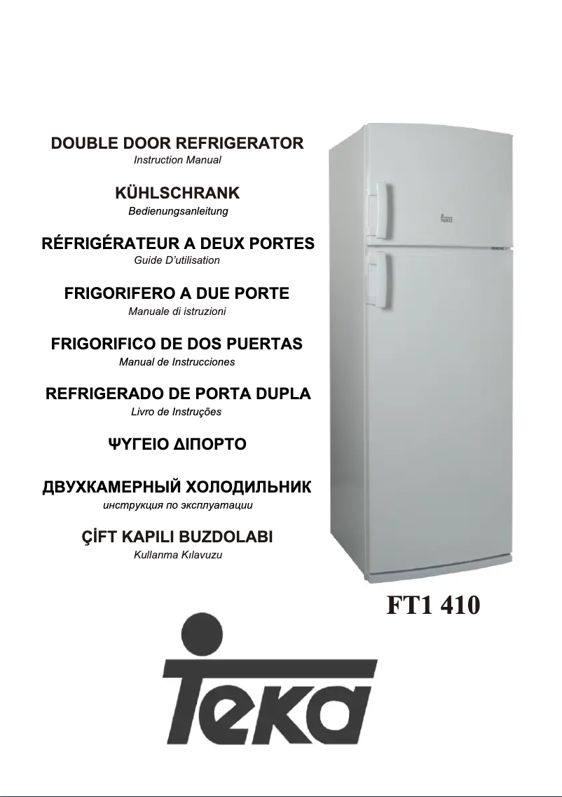 Imagen de la primera página del manual del dispositivo FT1 410