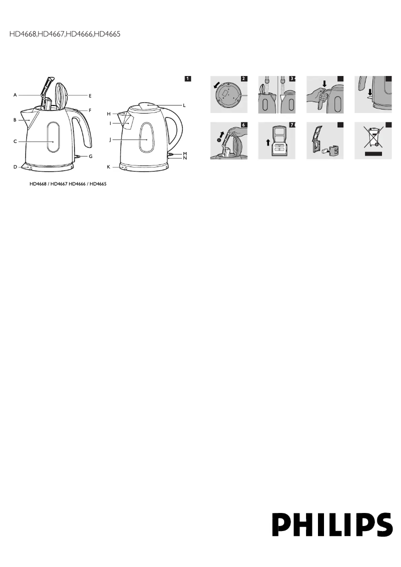 Imagen de la primera página del manual del dispositivo HD4667