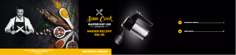 Página 1 del manual Manual de usuario Sam Cook PSC-90