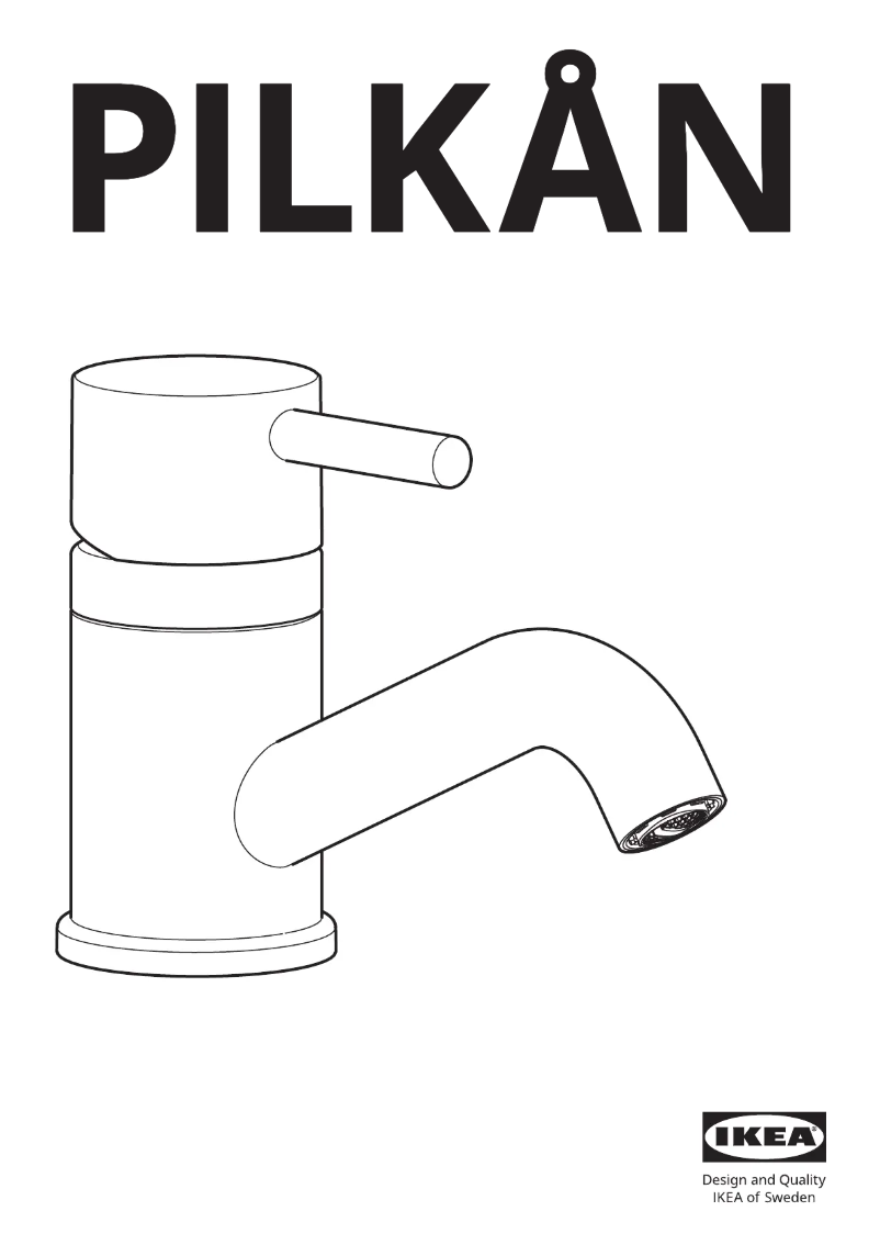 Imagen de la primera página del manual del dispositivo PILKÅN 705.328.54