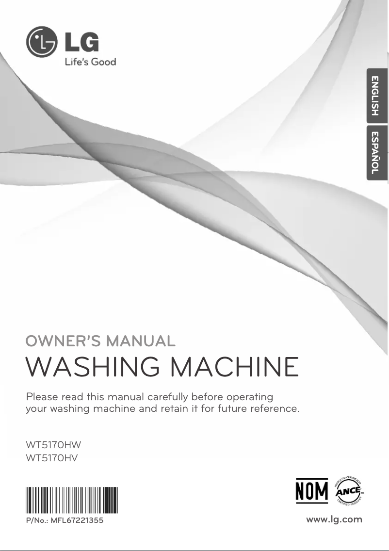 Imagen de la primera página del manual del dispositivo WT5170HV