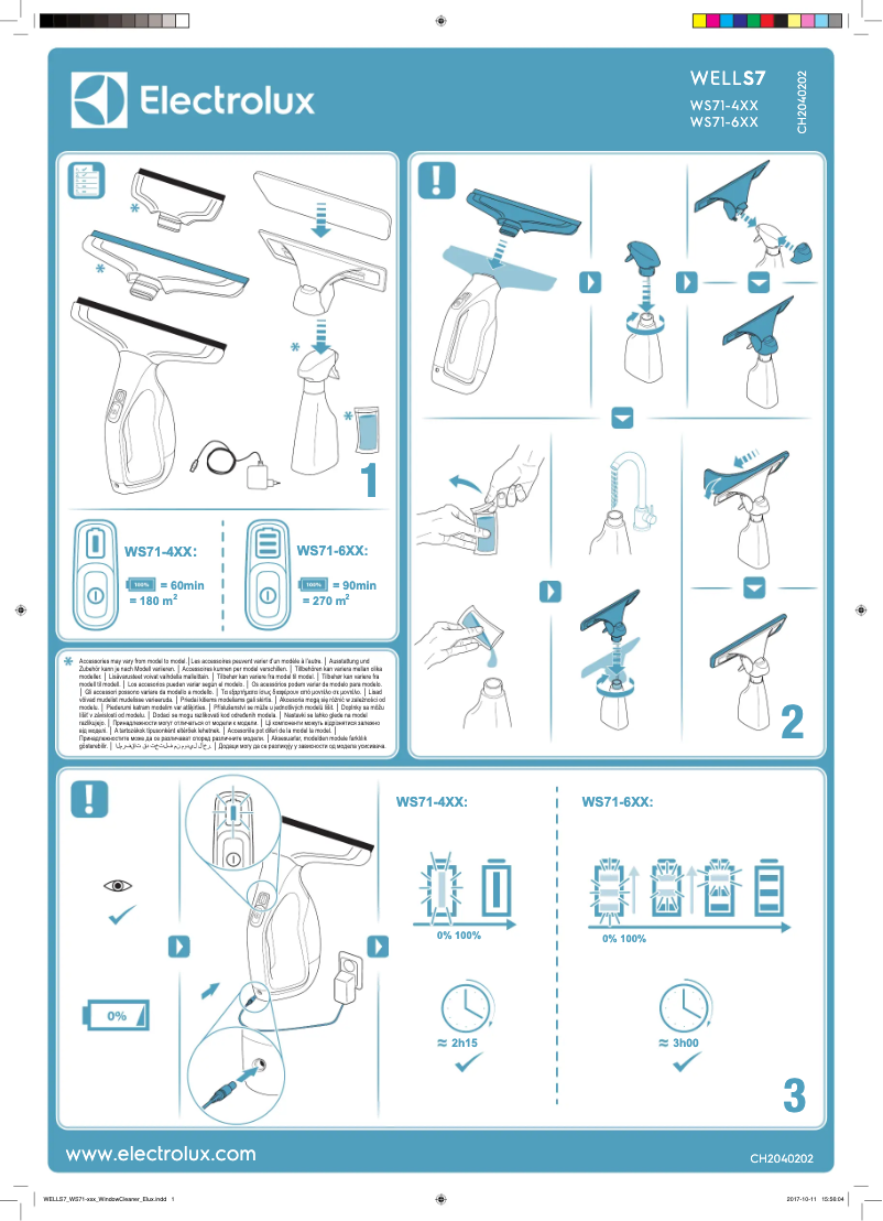 Página 1 del manual Manual de usuario Electrolux WS71-6AS