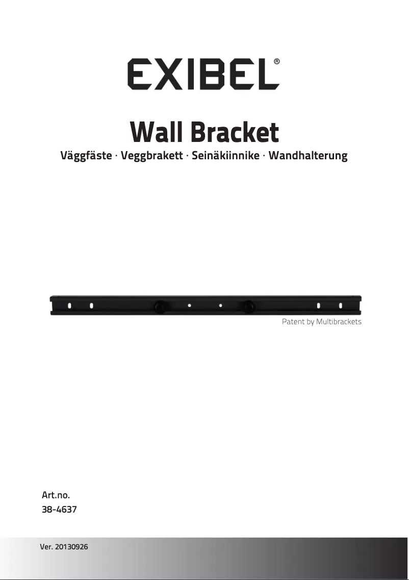 Página 1 del manual Manual de usuario Exibel 38-4637