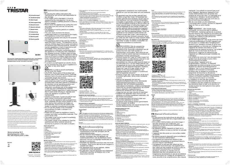 Imagen de la primera página del manual del dispositivo KA-5819