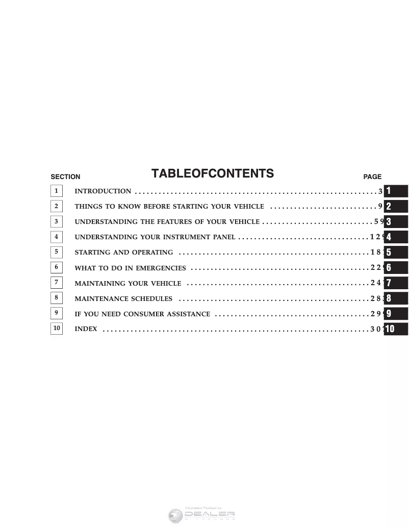 Página 1 del manual Manual de usuario Chrysler 300c SRT8 (2006)