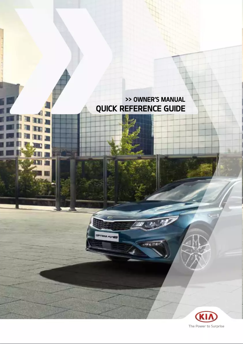 Página 1 del manual Manual de usuario Kia Optima Sportswagon (2019)