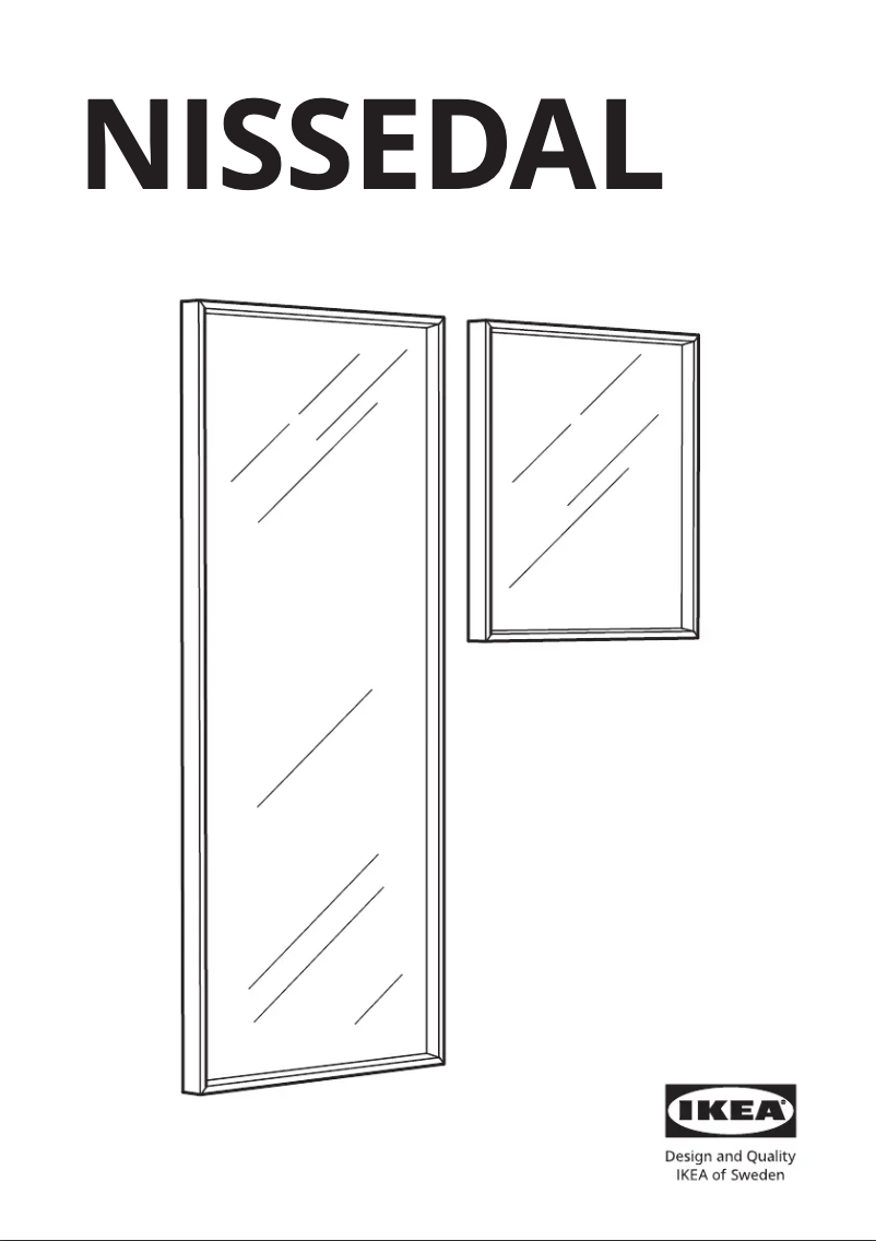 Página 1 del manual Manual de usuario Ikea NISSEDAL 203.908.71