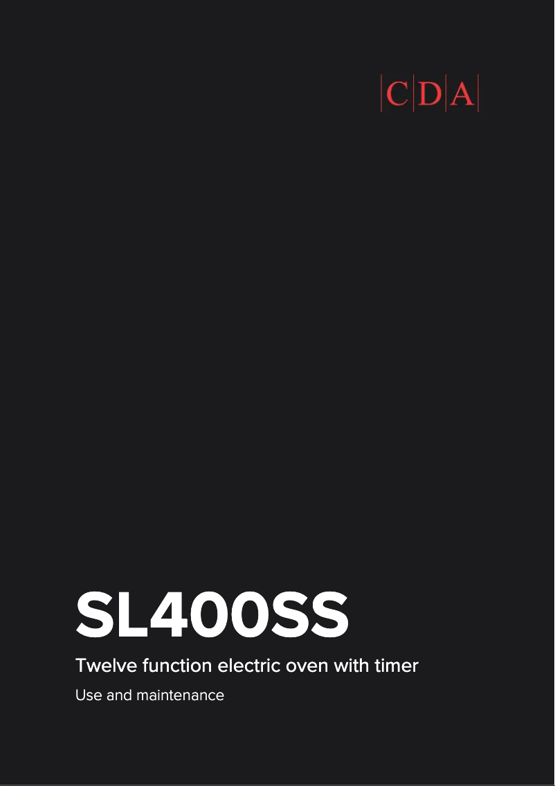 Página 1 del manual Manual de usuario CDA SL400SS