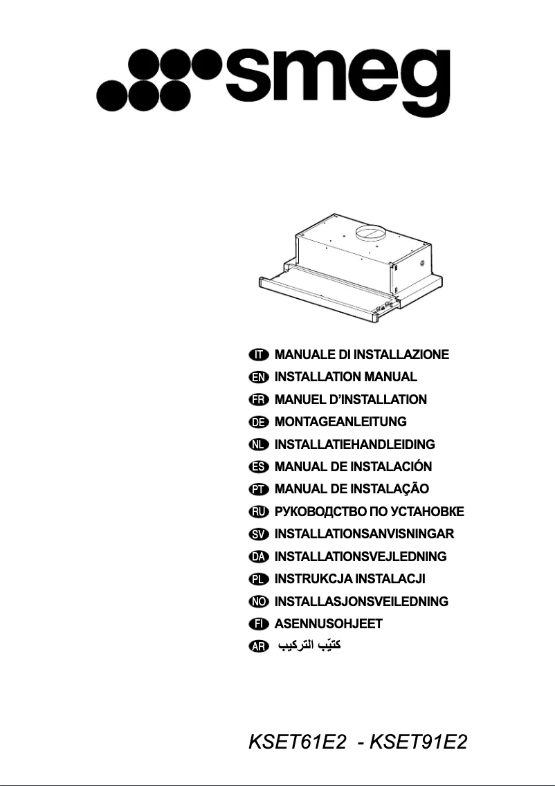 Página 1 del manual Manual de usuario Smeg KSET91E2