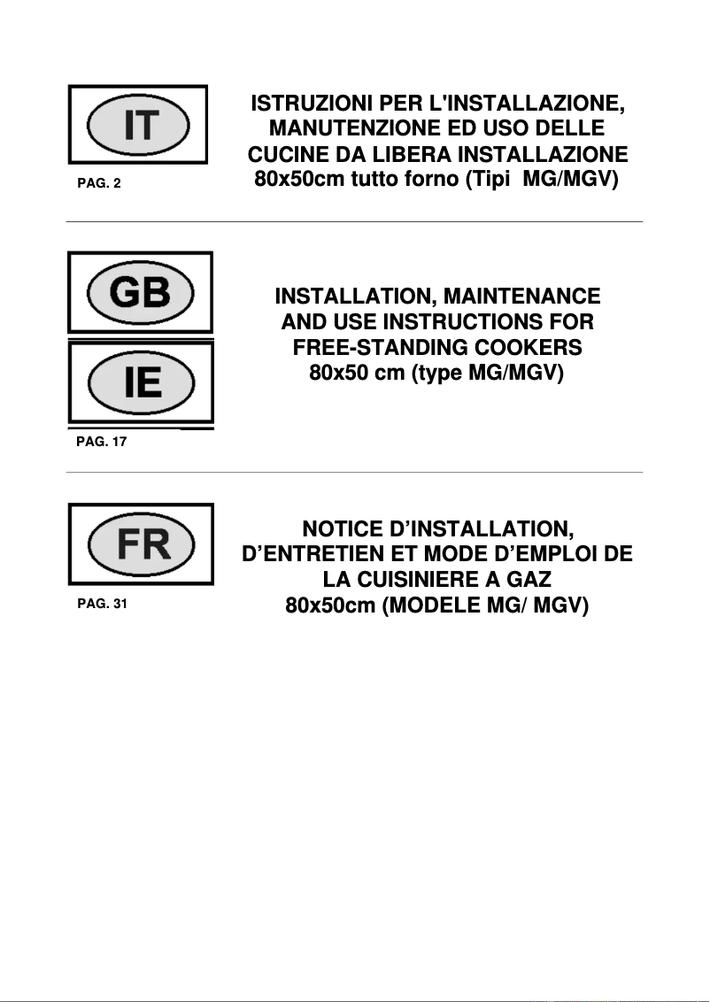 Página 1 del manual Manual de usuario La Germania TU85C21DX