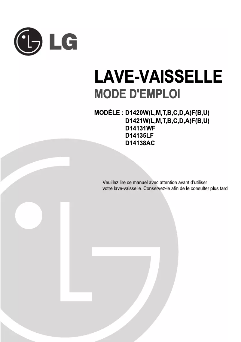 Imagen de la primera página del manual del dispositivo D14131WF