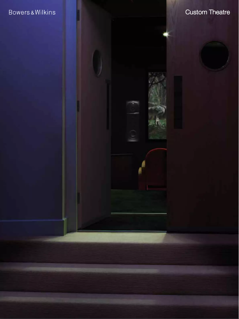 Imagen de la primera página del manual del dispositivo Custom Theatre 700