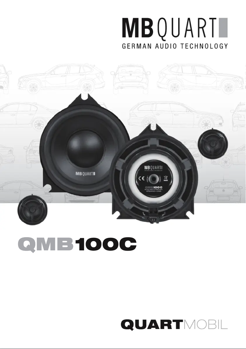 Página 1 del manual Manual de usuario MB Quart QMB100C