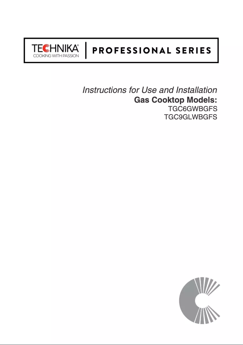 Página 1 del manual Manual de usuario Technika TGC6GWBGFS