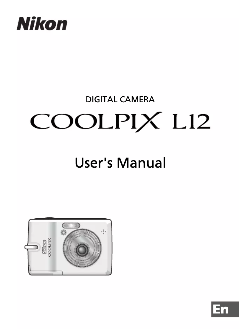 Página 1 del manual Manual de usuario Nikon Coolpix L12