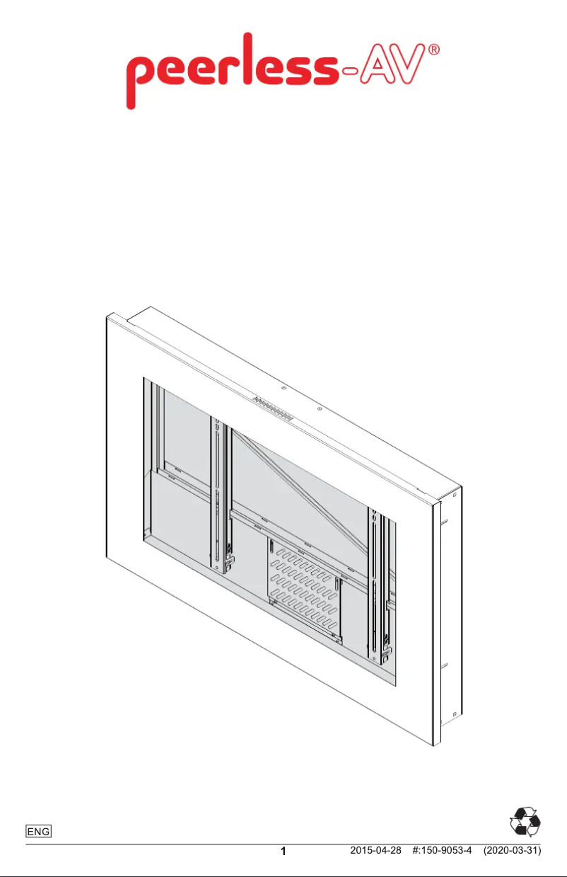 Página 1 del manual Manual de usuario Peerless-AV KIP755-EUK