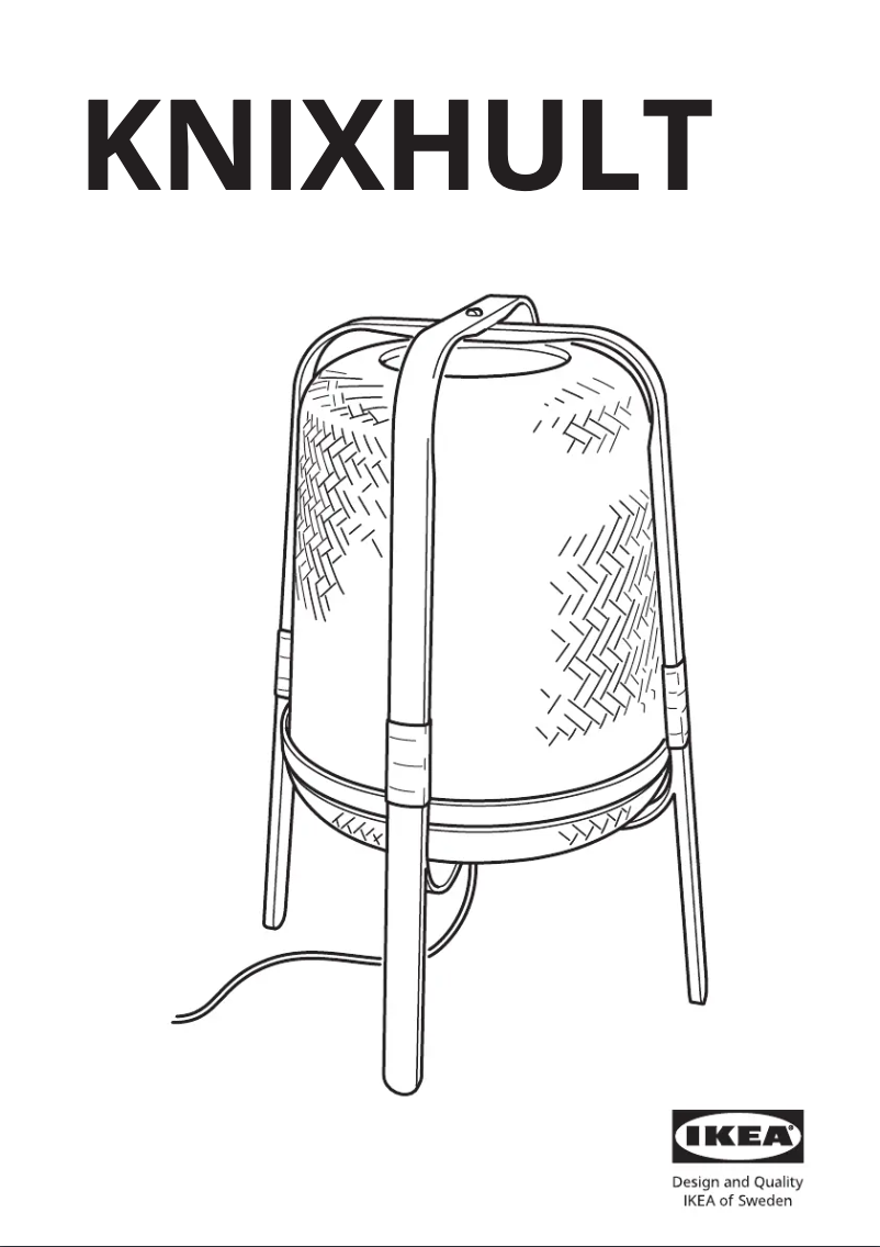 Imagen de la primera página del manual del dispositivo KNIXHULT 603.585.29