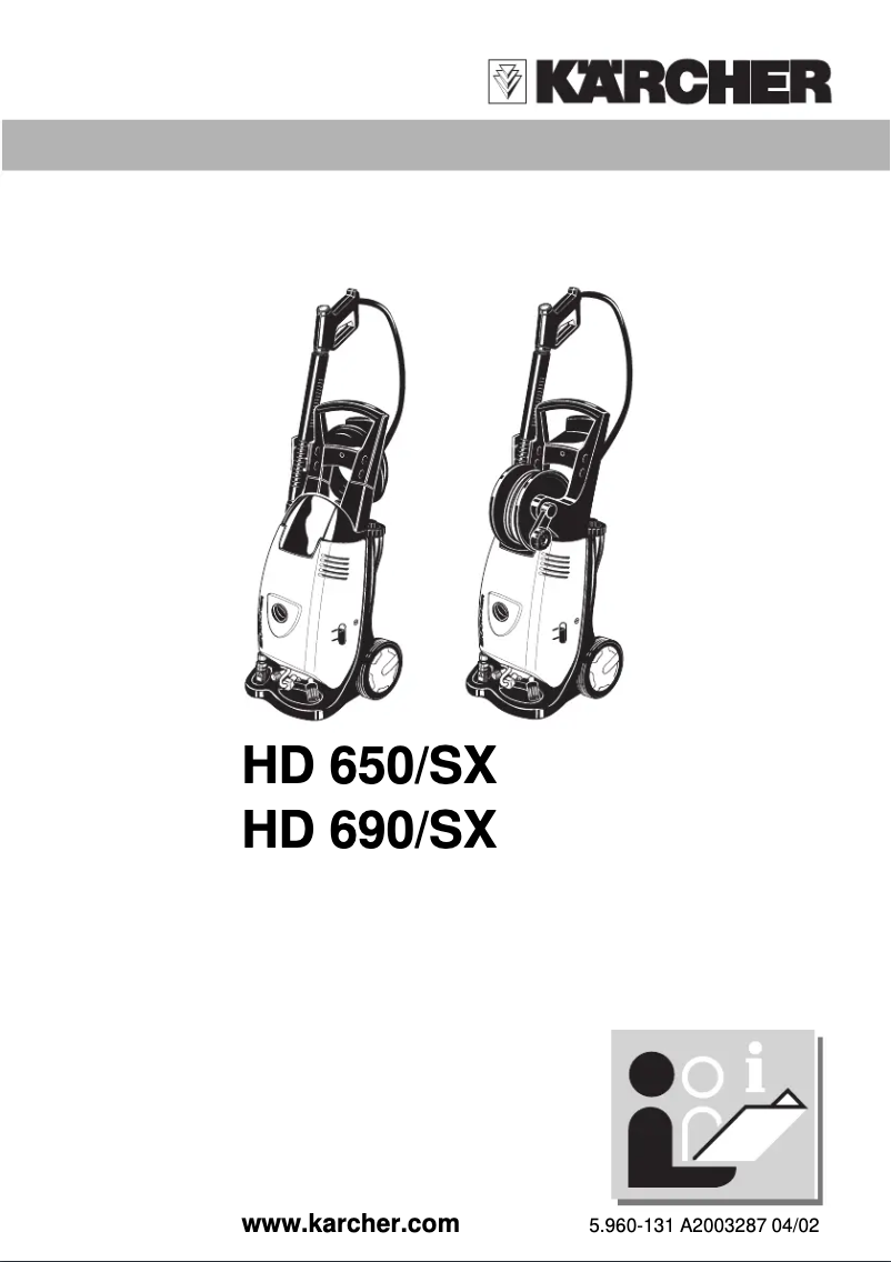 Imagen de la primera página del manual del dispositivo HDS 690