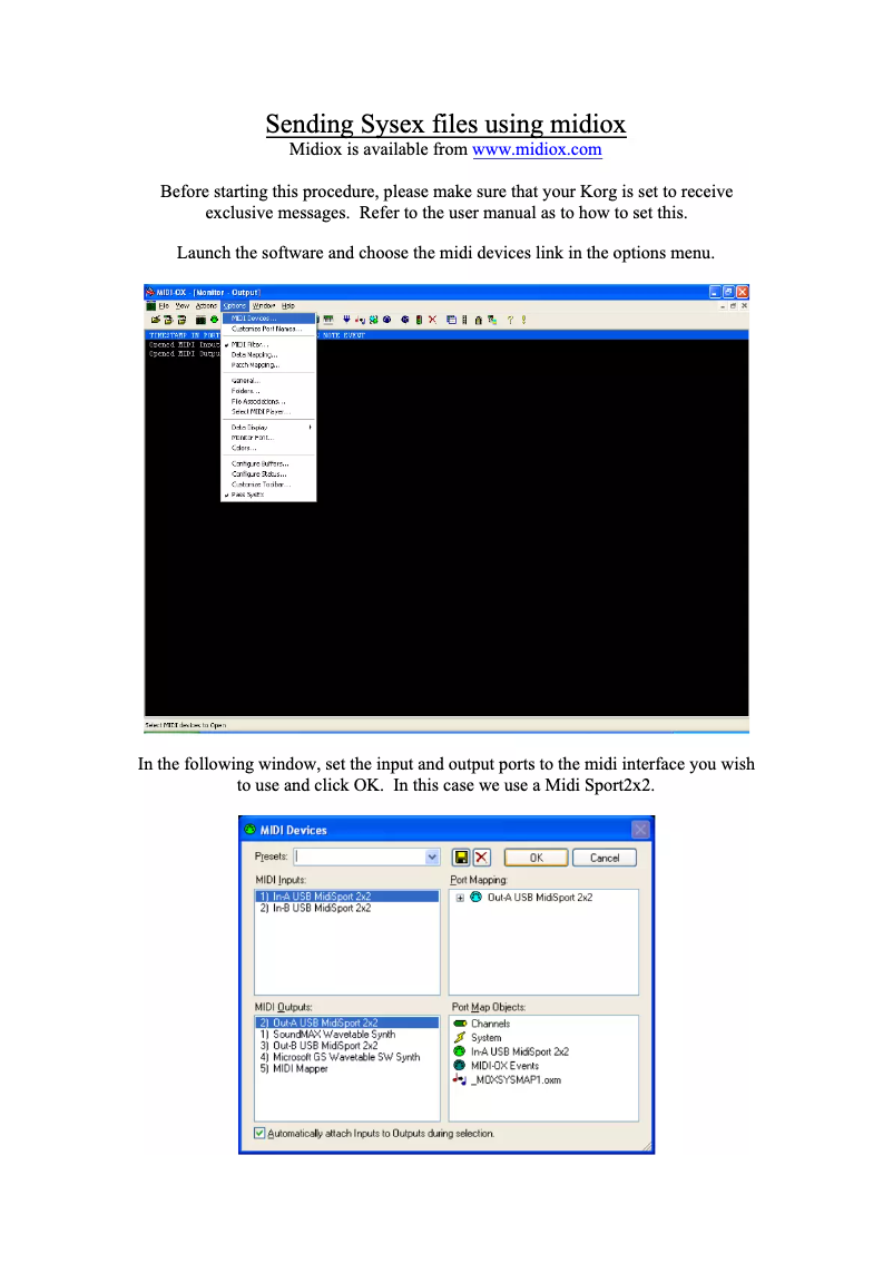 Imagen de la primera página del manual del dispositivo M1