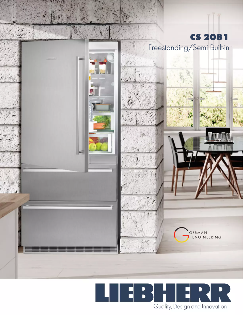 Imagen de la primera página del manual del dispositivo CS 2081