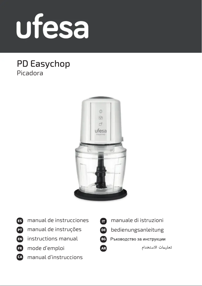 Imagen de la primera página del manual del dispositivo EasyChop
