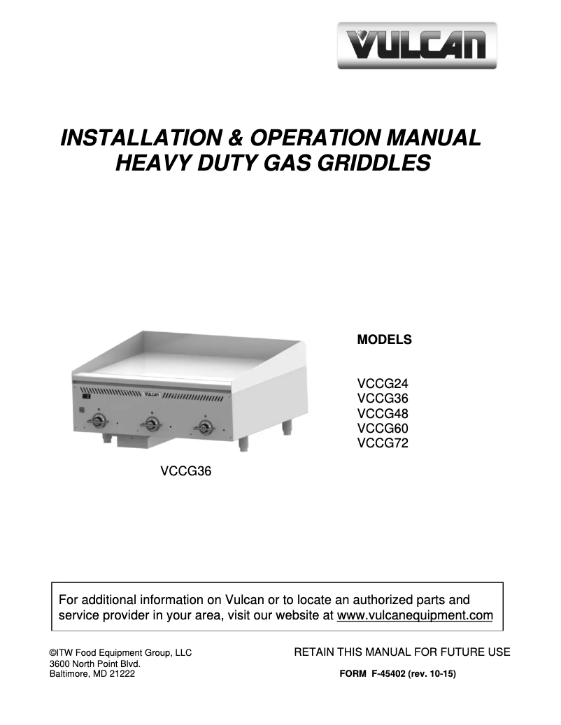 Imagen de la primera página del manual del dispositivo VTEC60