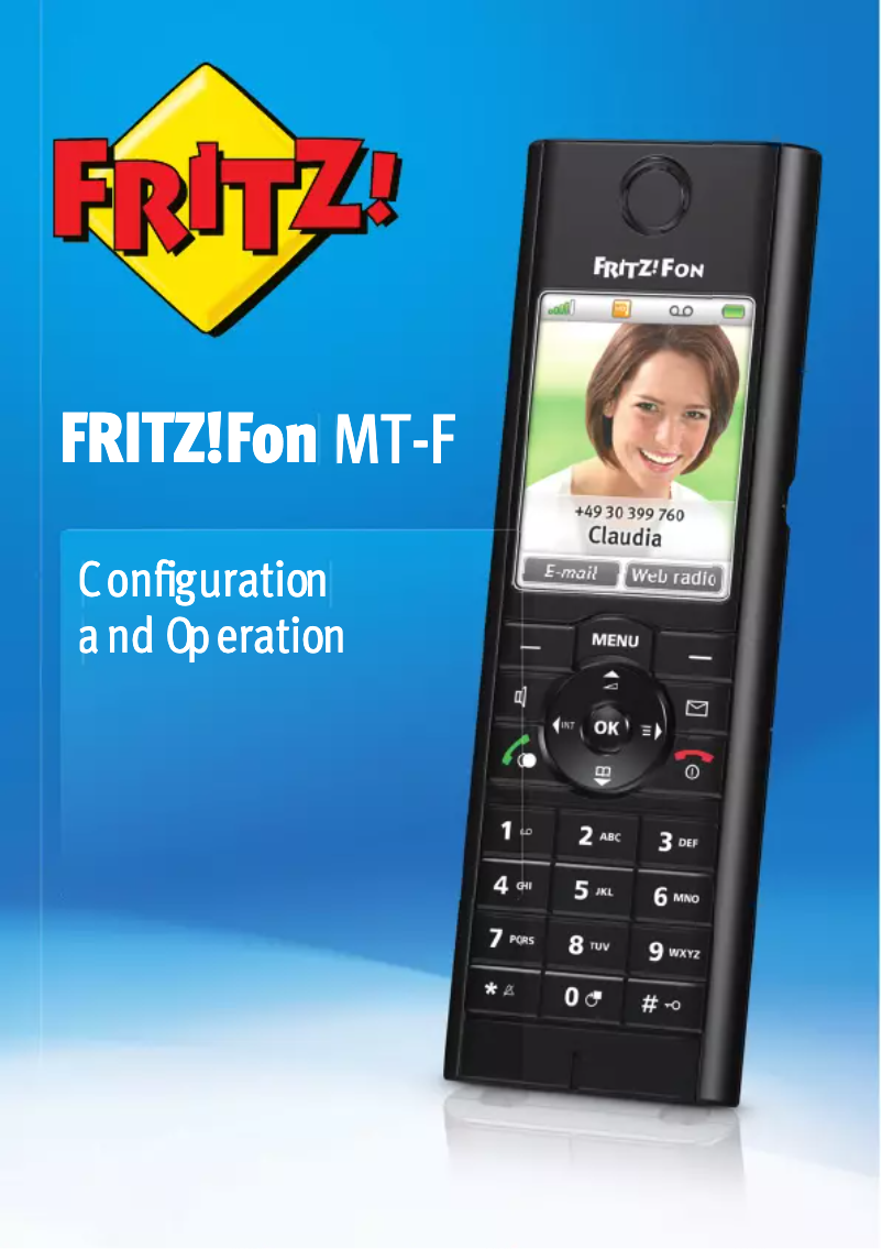 Página 1 del manual Manual de usuario AVM FRITZ!Fon MT-F