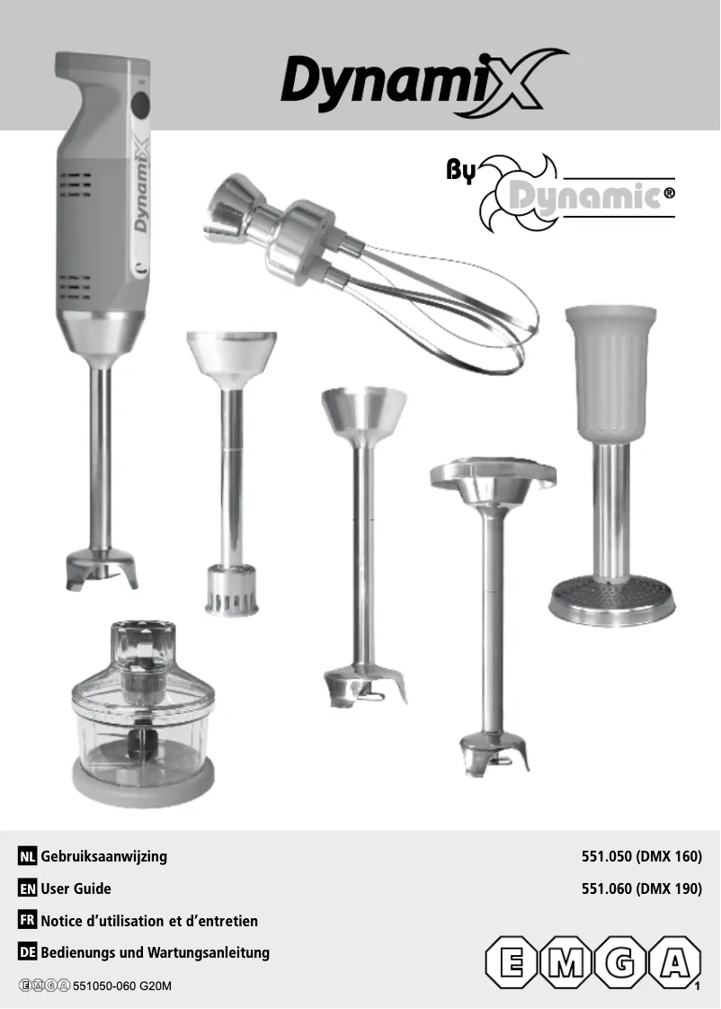 Página 1 del manual Manual de usuario Dynamic Dynamix 551060