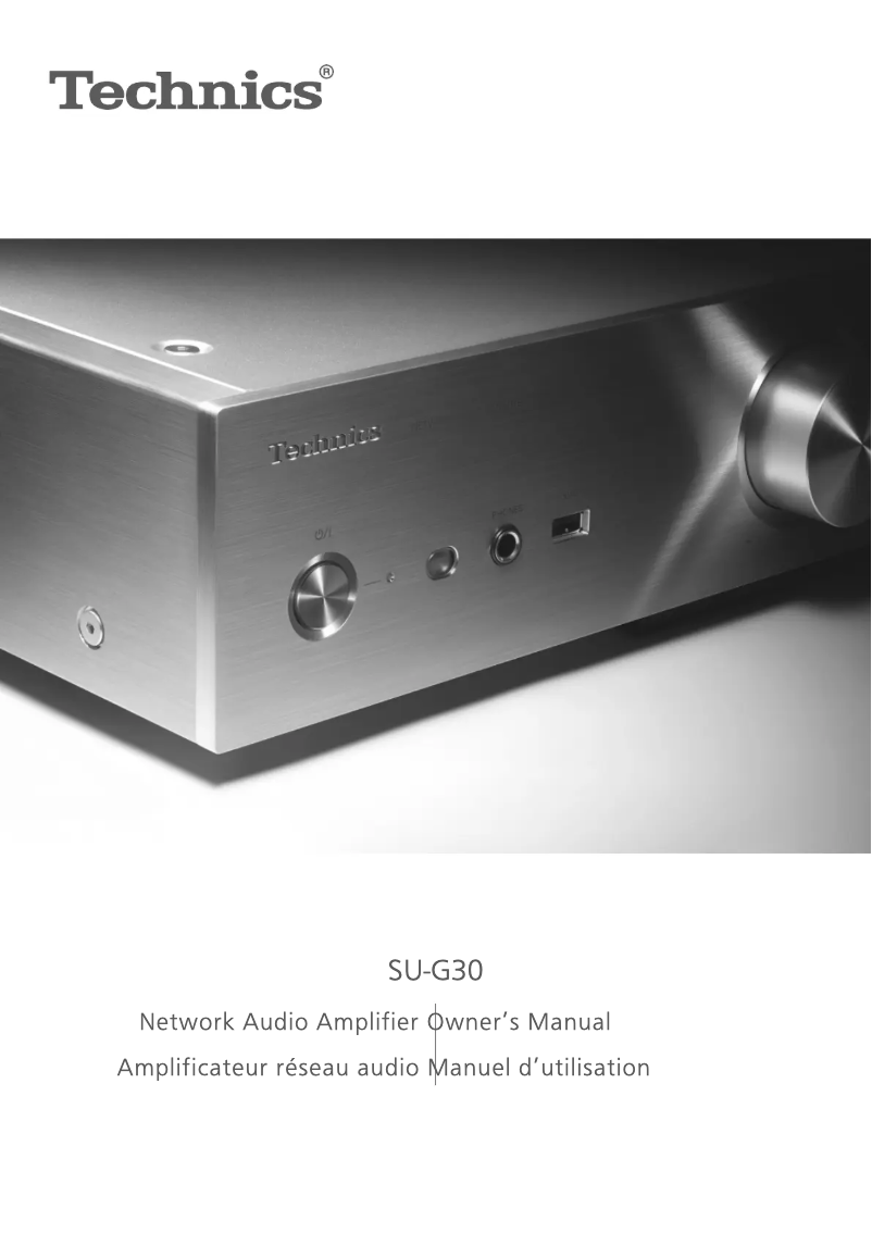 Imagen de la primera página del manual del dispositivo SU-G30