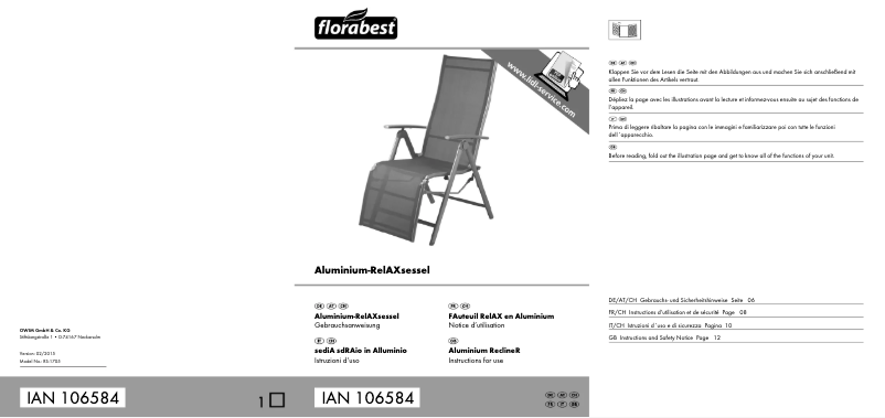 Página 1 del manual Manual de usuario Florabest IAN 106584