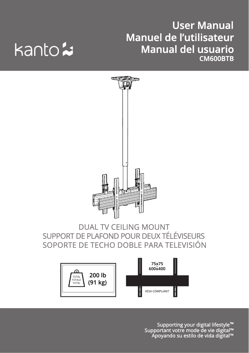 Imagen de la primera página del manual del dispositivo CM600BTB