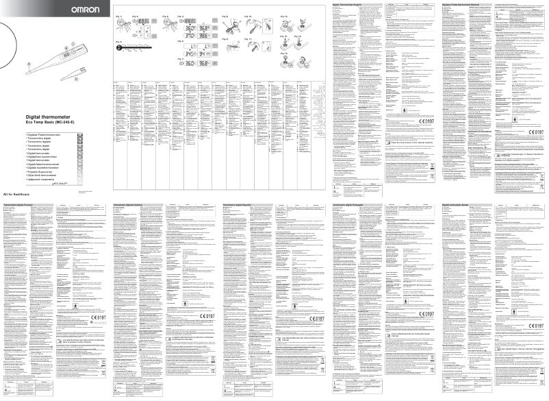 Imagen de la primera página del manual del dispositivo Eco Temp Basic MC-246-E