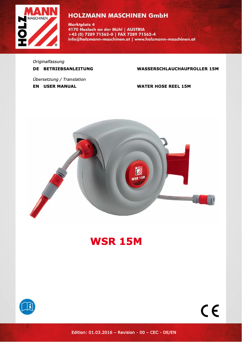 Página nº 1 - Manual de usuario Holzmann WSR15M