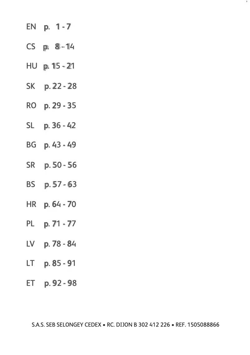 Página 1 del manual Manual de usuario Tefal ActiFry FZ7060
