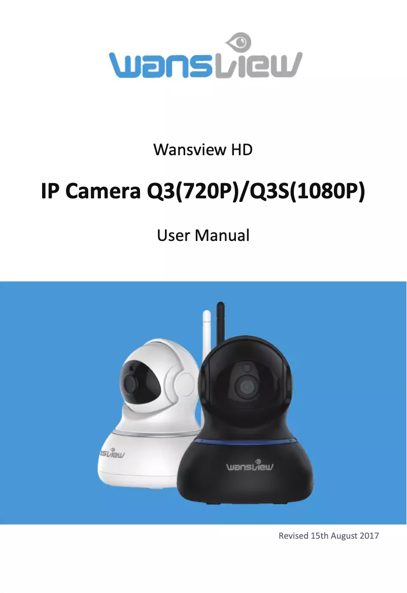 Imagen de la primera página del manual del dispositivo Q3S