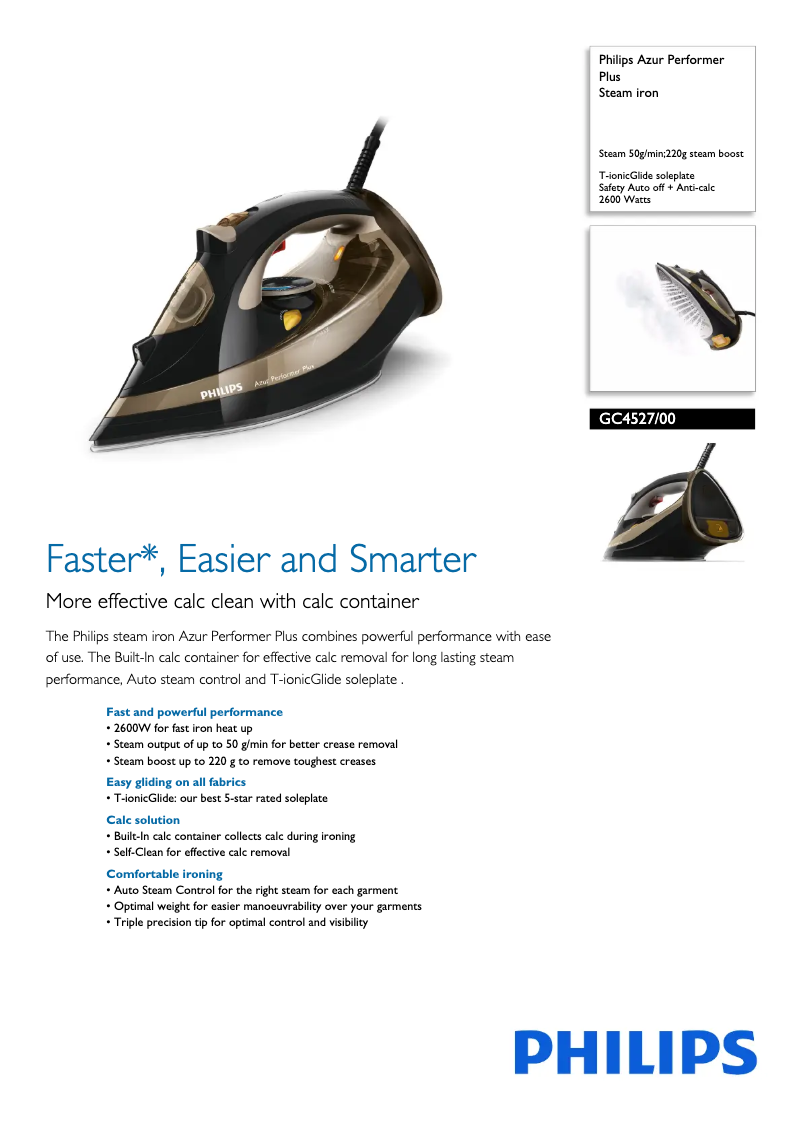 Imagen de la primera página del manual del dispositivo Azur Performer Plus GC4527