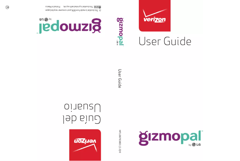 Imagen de la primera página del manual del dispositivo GizmoPal